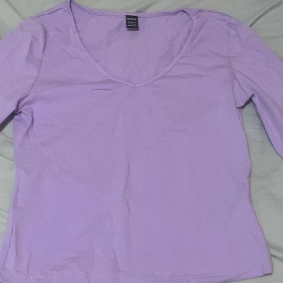 SHEIN Essnce Ladies’ Solid Color Slim Fit T-shirt - Picture 1 of 1
